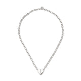 Collana corta cuore splendente  #Sharethelove - Argento - Sodini Bijoux