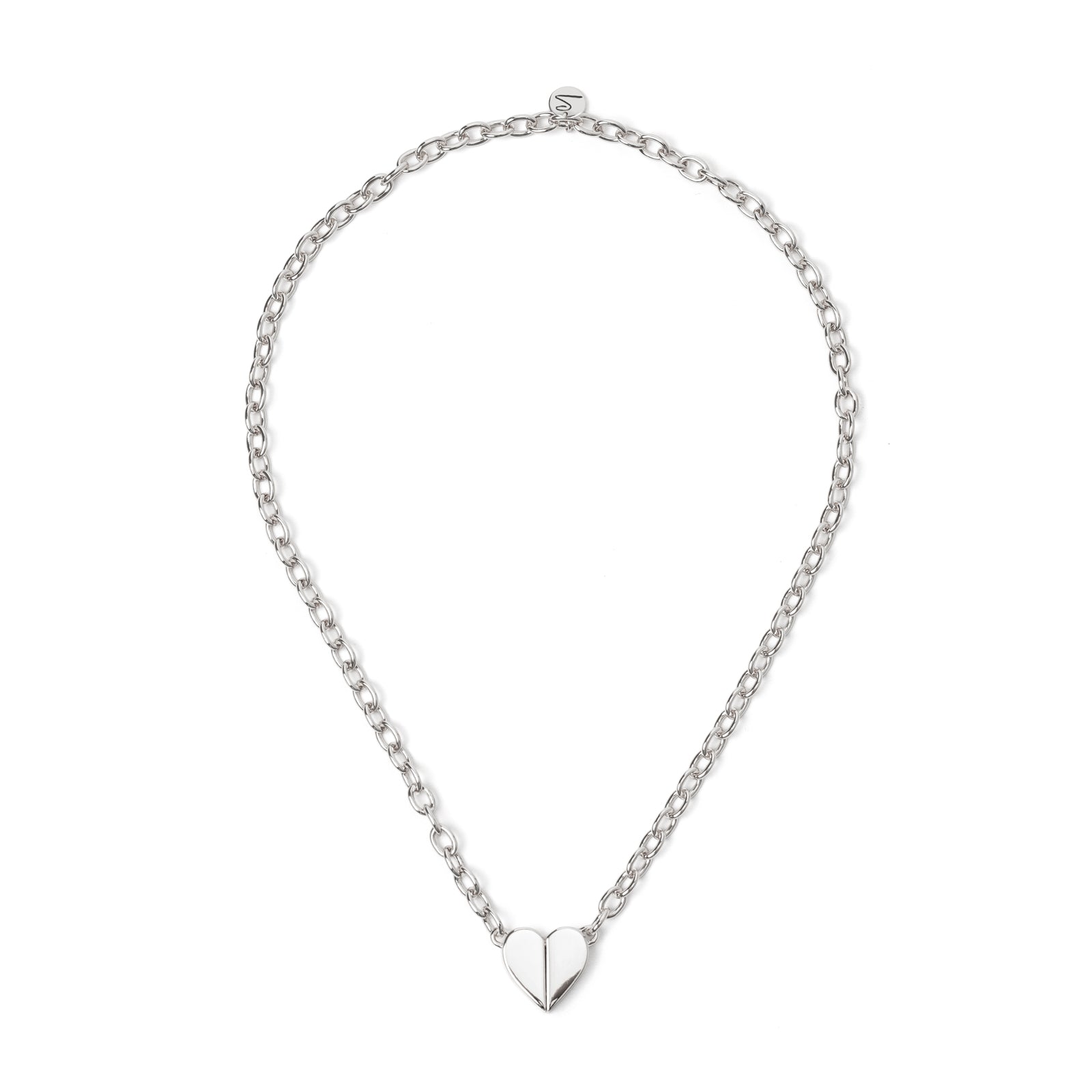 Collana corta cuore splendente  #Sharethelove - Argento - Sodini Bijoux