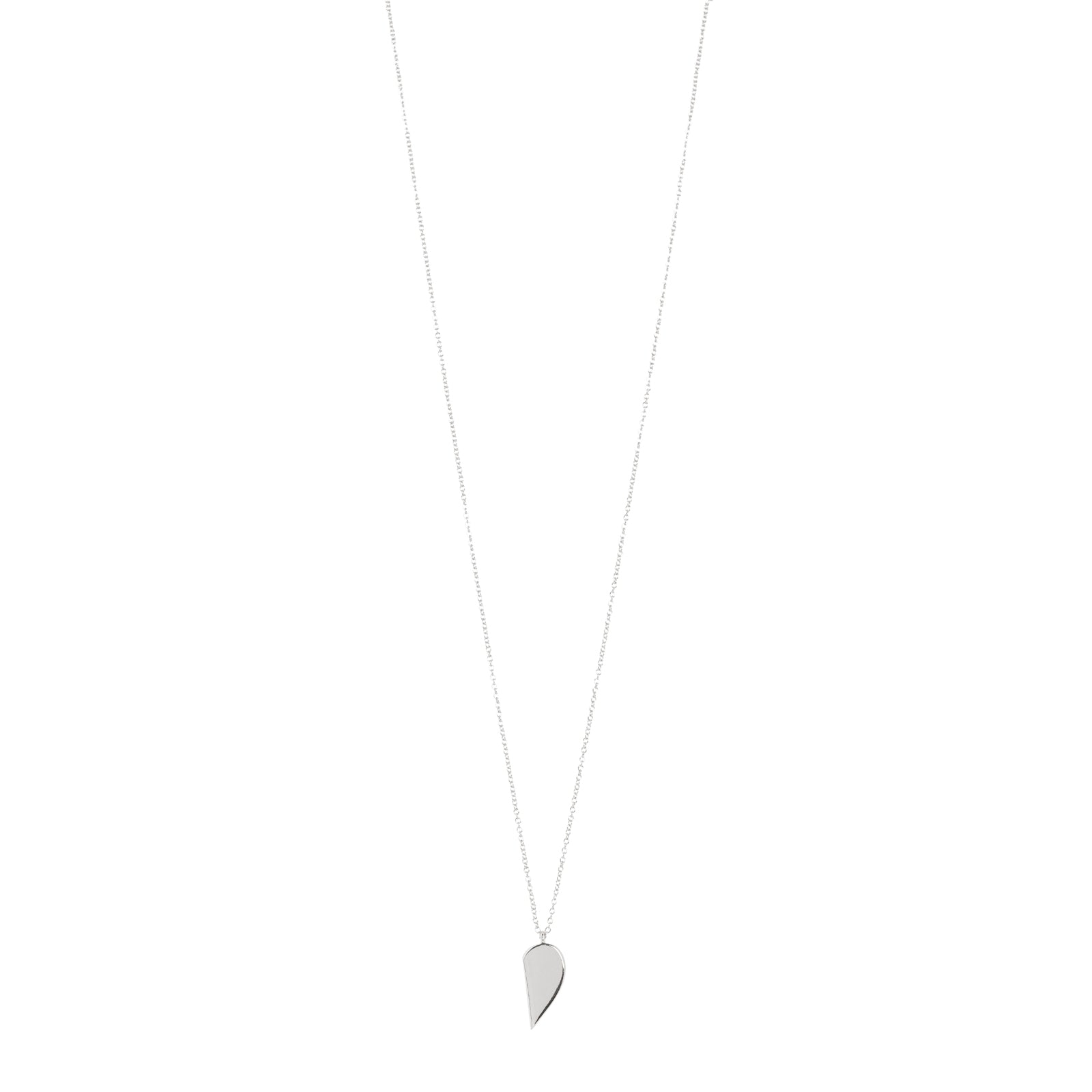 Collana lunga e metà destra cuore #Sharethelove - Argento - Sodini Bijoux