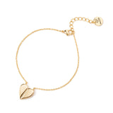 Bracciale sottile e cuore #Sharethelove - Oro - Sodini Bijoux