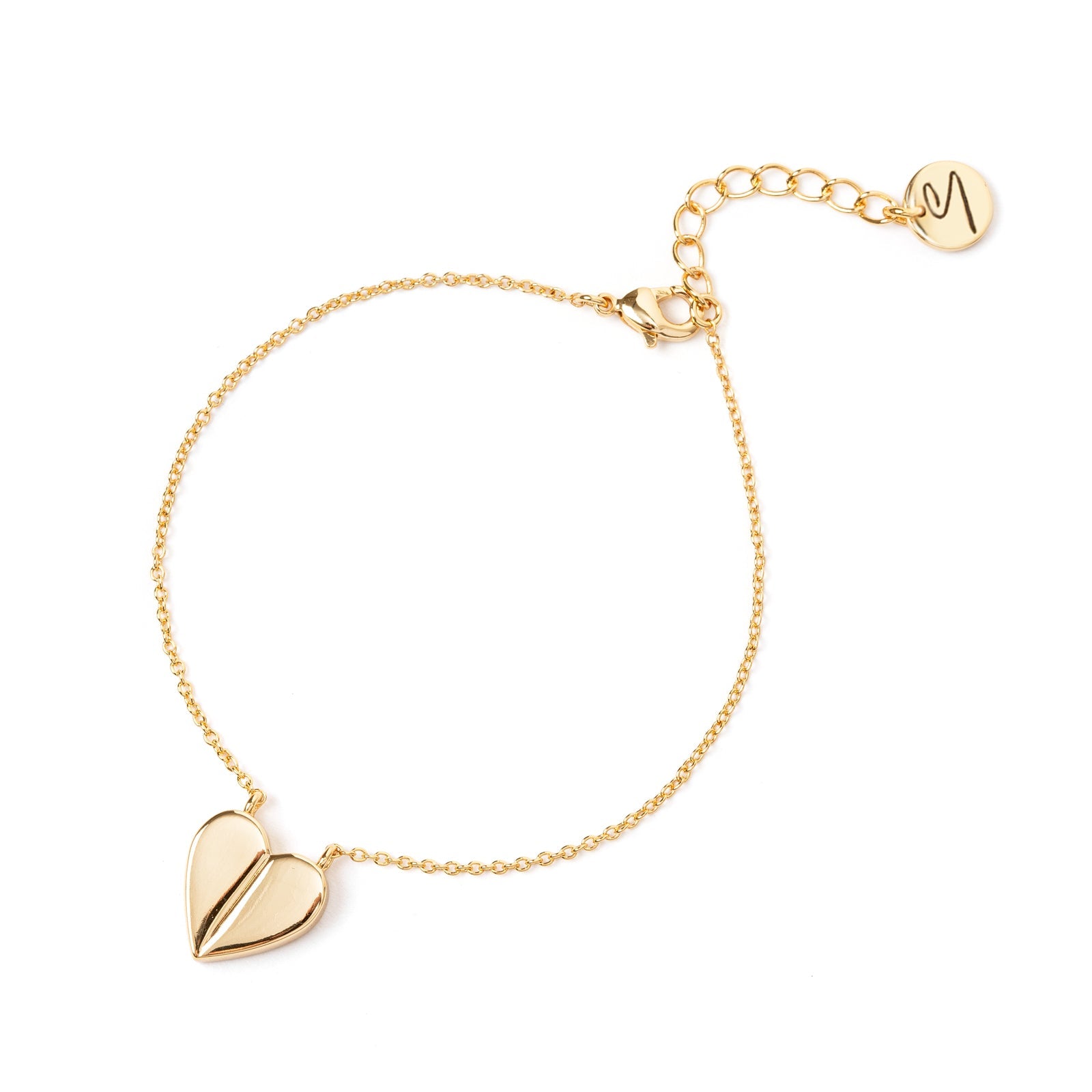 Bracciale sottile e cuore #Sharethelove - Oro - Sodini Bijoux