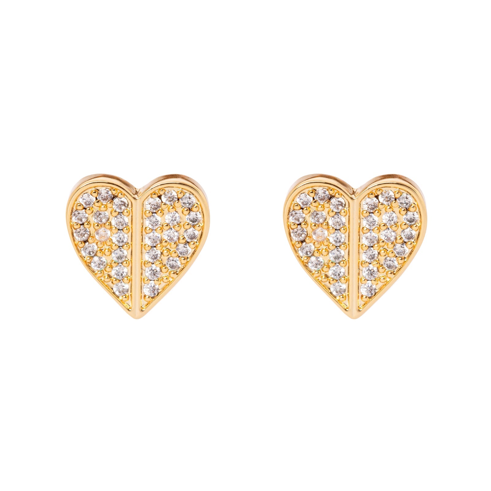 Orecchini cuore di pavè #Sharethelove - Oro - Sodini Bijoux
