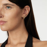 Orecchini due metà cuore di pavè #Sharethelove - Oro - Sodini Bijoux