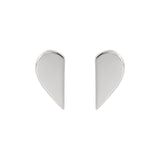 Orecchini due metà cuore splendente #Sharethelove - Argento - Sodini Bijoux
