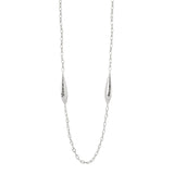 Collana lunga due elementi affusolati Trinità dei Monti - Argento - Sodini Bijoux