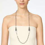 Collana lunga due elementi affusolati Trinità dei Monti - Argento - Sodini Bijoux