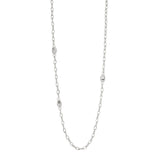 Collana lunga elementi a mandorla Trinità dei Monti - Argento - Sodini Bijoux