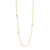 Collana lunga elementi a mandorla Trinità dei Monti - Oro - Sodini Bijoux