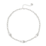 Girocollo elementi a mandorla Trinità dei Monti - Argento - Sodini Bijoux