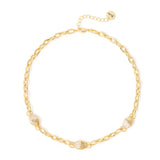 Girocollo elementi a mandorla Trinità dei Monti - Oro - Sodini Bijoux