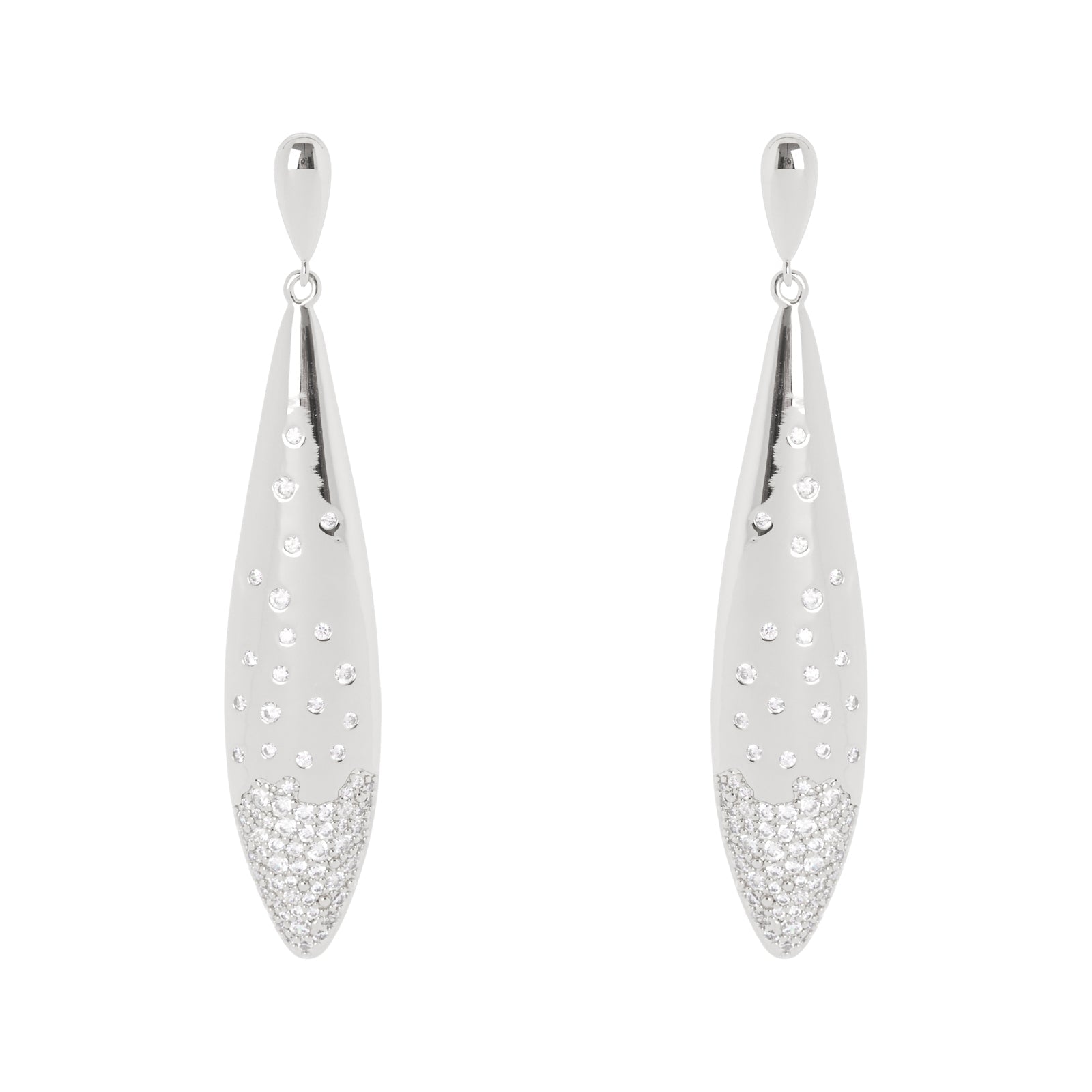 Orecchini goccia lunga Trinità dei Monti - Argento - Sodini Bijoux