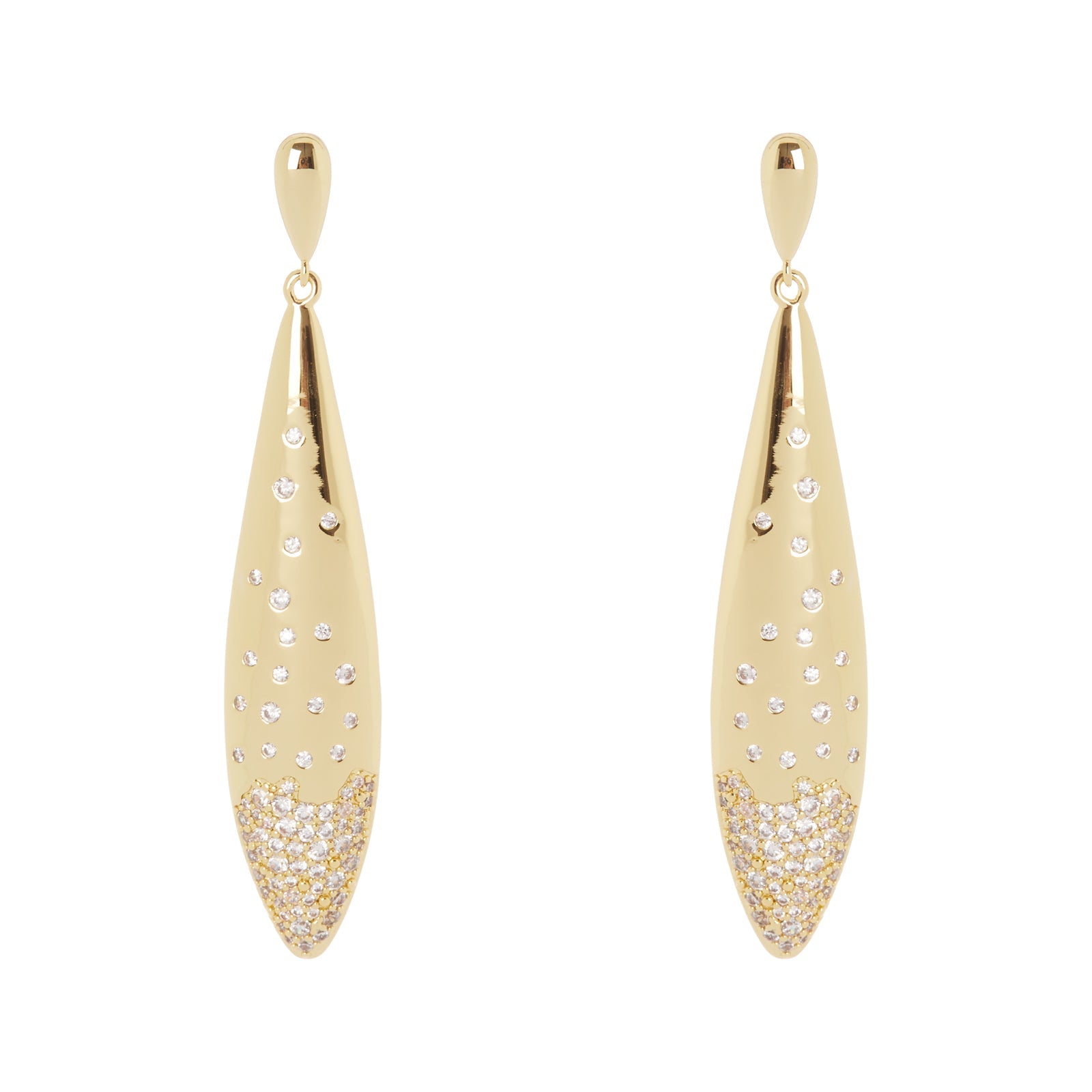 Orecchini goccia lunga Trinità dei Monti - Oro - Sodini Bijoux