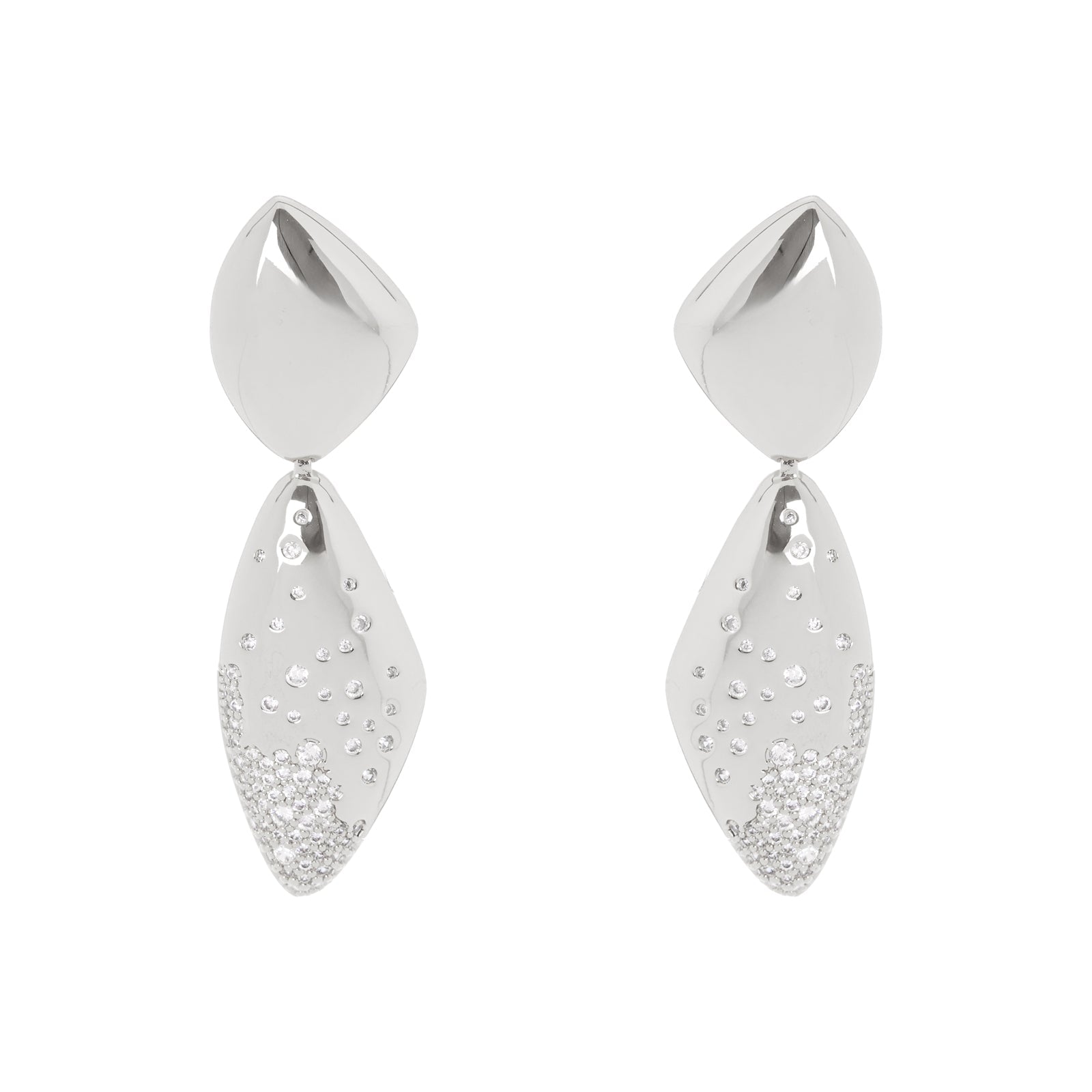 Orecchini a due elementi Trinità dei Monti - Argento - Sodini Bijoux