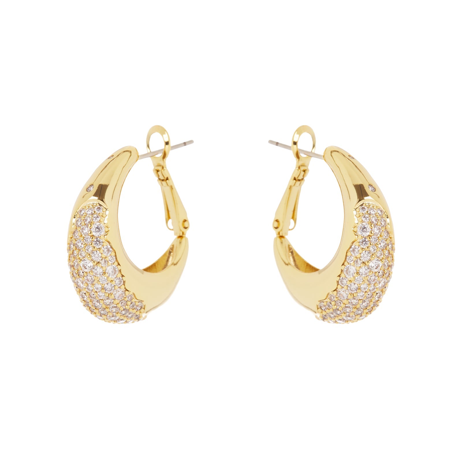 Orecchini a cerchio Trinità dei Monti - Oro - Sodini Bijoux