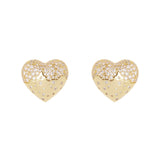 Orecchini a cuore Trinità dei Monti - Oro - Sodini Bijoux