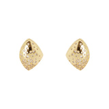 Orecchini elemento pavè Trinità dei Monti - Oro - Sodini Bijoux