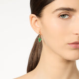Mono orecchino con cerchio e cactus Summer Mania - Verde - Sodini Bijoux