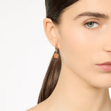 Mono orecchino con cerchio e fiorellino Summer Mania - Arancio - Sodini Bijoux
