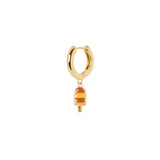 Mono orecchino con cerchio e stecco gelato Summer Mania - Multicolor - Sodini Bijoux