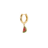 Mono orecchino con cerchio e fetta di anguria Summer Mania - Multicolor - Sodini Bijoux
