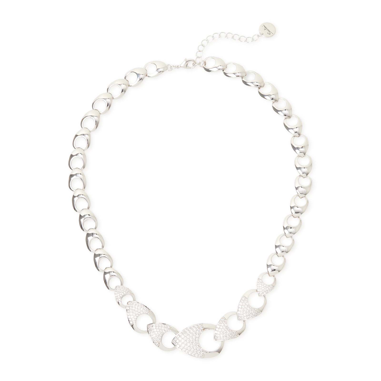 Collana corta a goccia cava Deva - Argento - Sodini Bijoux