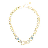 Collana corta a goccia cava Deva - Oro - Sodini Bijoux