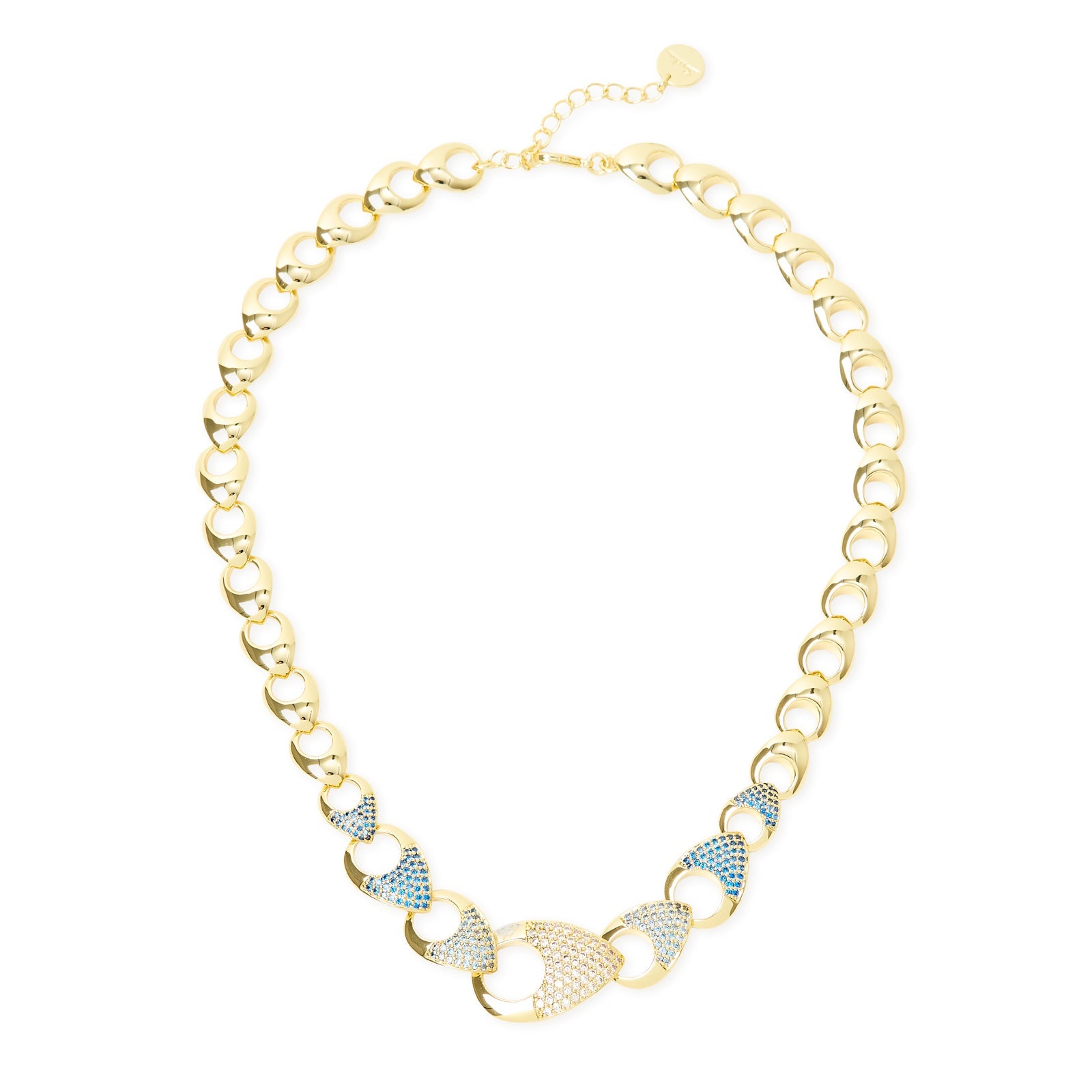 Collana corta a goccia cava Deva - Oro - Sodini Bijoux