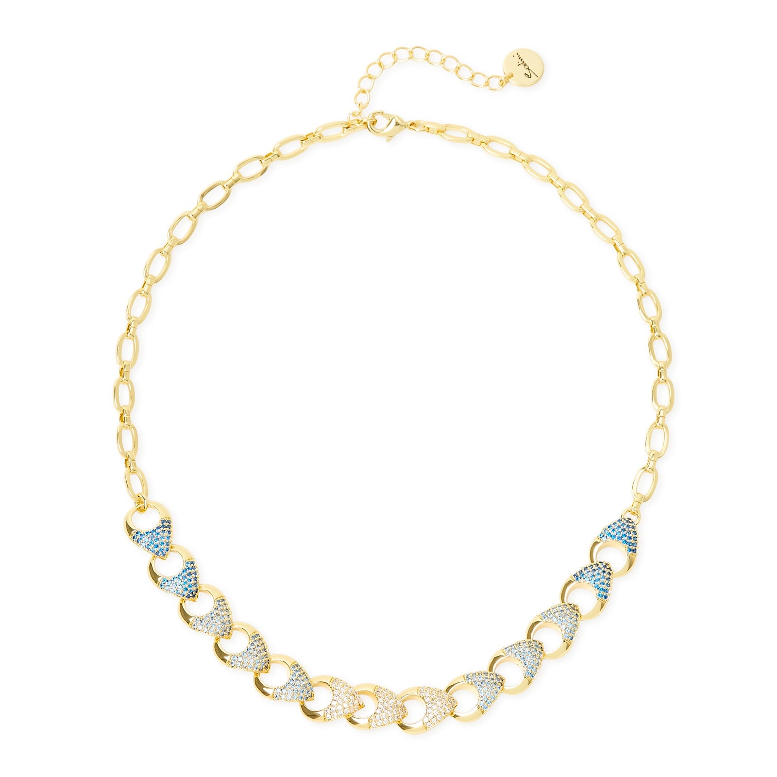 Collana corta maglie ovali e a goccia cava Deva - Oro - Sodini Bijoux