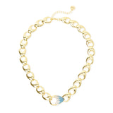Collana corta maglie a goccia cava Deva - Oro - Sodini Bijoux