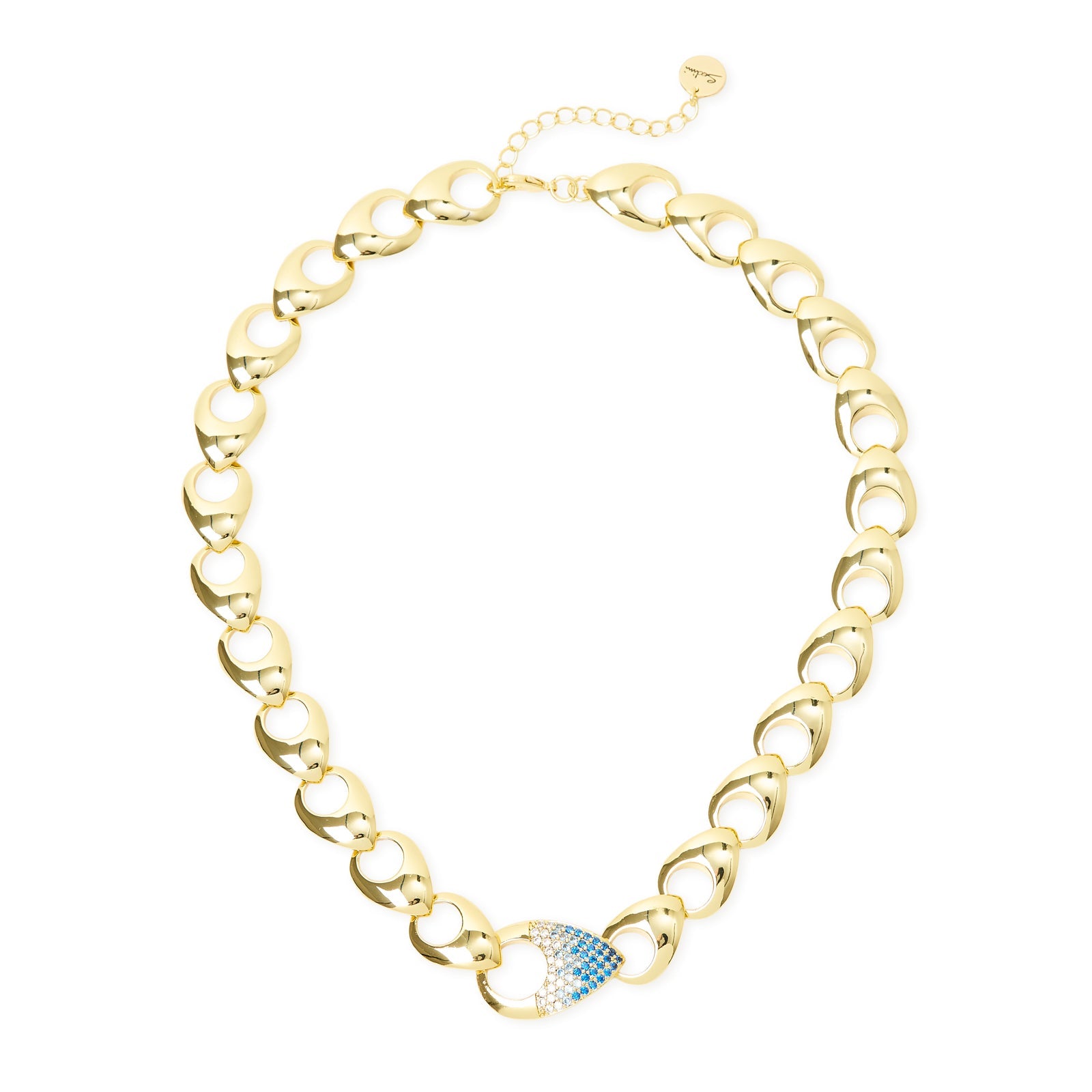 Collana corta maglie a goccia cava Deva - Oro - Sodini Bijoux