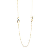 Collana lunga maglie lunghe e gocce Deva - Oro - Sodini Bijoux
