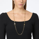 Collana lunga anelli e gocce Deva - Oro - Sodini Bijoux