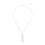 Collana corta pendente tre gocce Deva - Argento - Sodini Bijoux