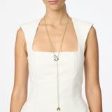 Collana corta pendente tre gocce Deva - Oro - Sodini Bijoux