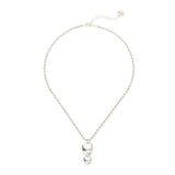 Collana corta pendente due gocce Deva - Argento - Sodini Bijoux