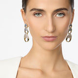 Orecchini tre gocce pavè Deva - Oro - Sodini Bijoux