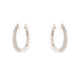 Orecchini cerchio ovale Deva - Argento - Sodini Bijoux