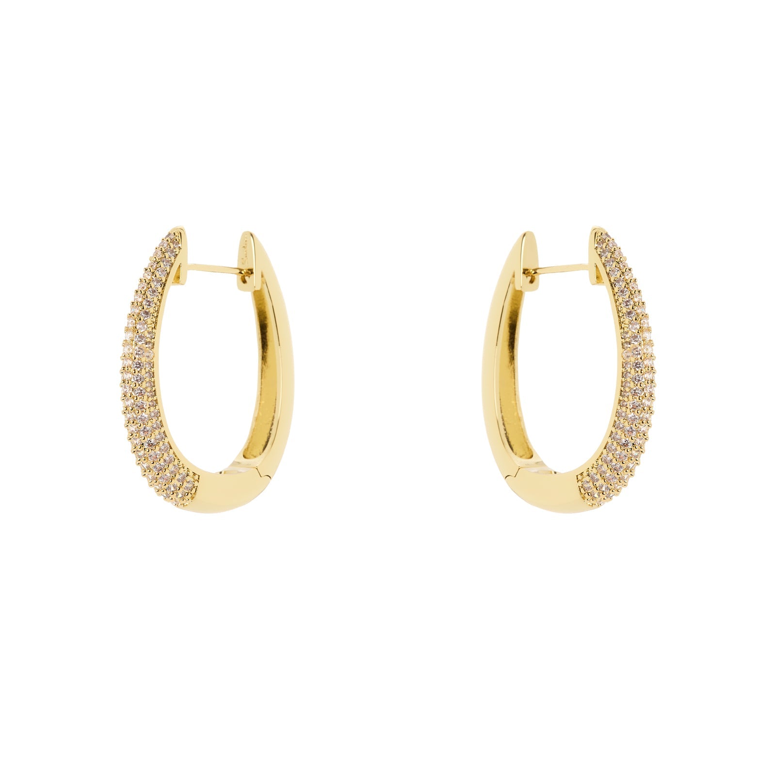 Orecchini cerchio ovale Deva - Oro - Sodini Bijoux