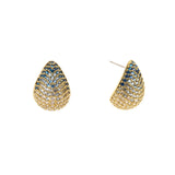 Orecchini goccia pavè Deva - Oro - Sodini Bijoux