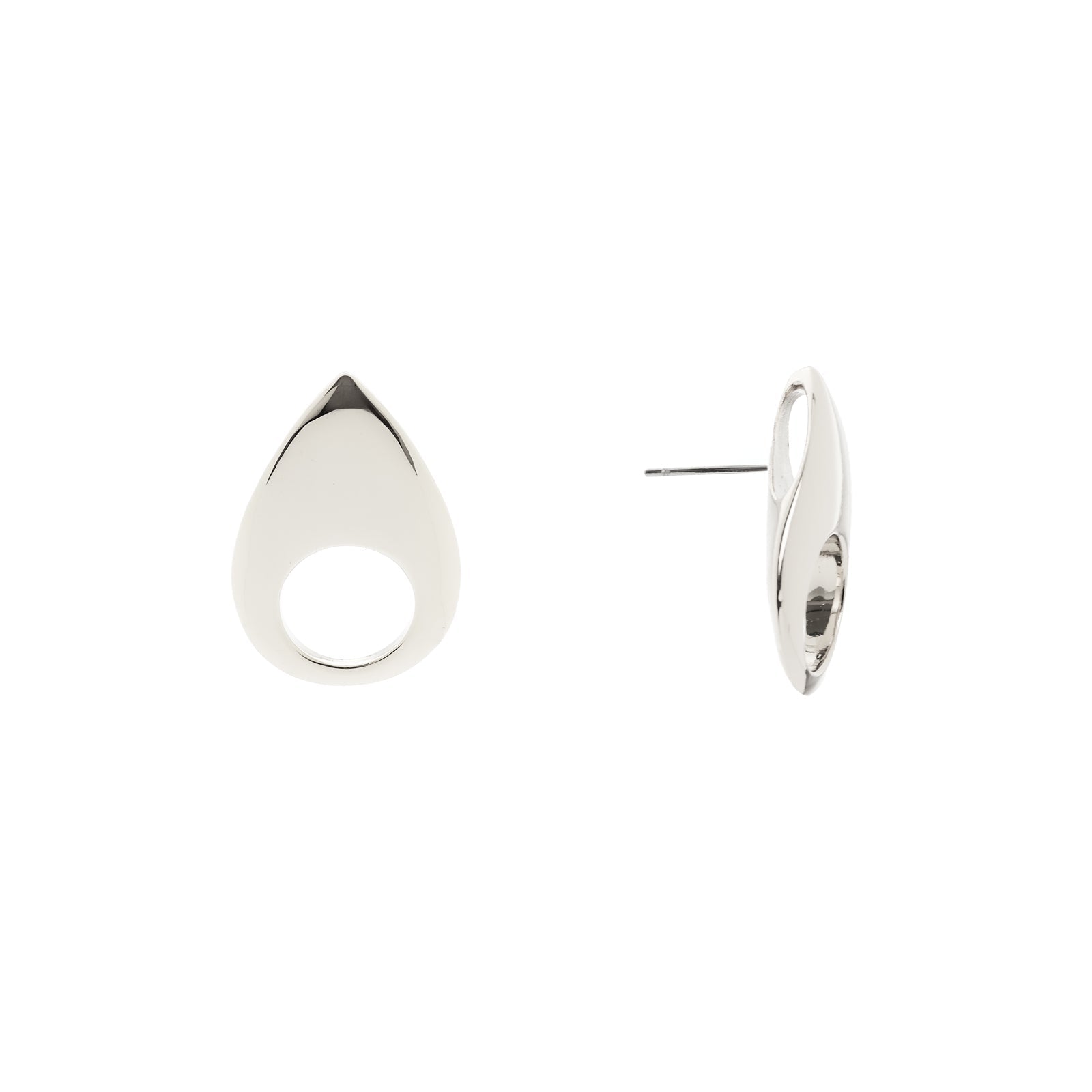 Orecchini goccia cava Deva - Argento - Sodini Bijoux