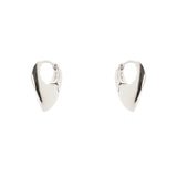 Orecchini cerchio goccia Deva - Argento - Sodini Bijoux