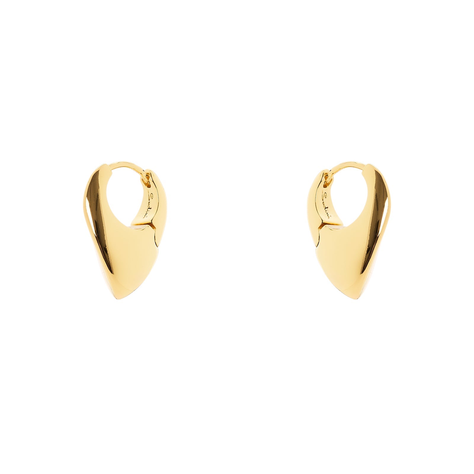 Orecchini cerchio goccia Deva - Oro - Sodini Bijoux