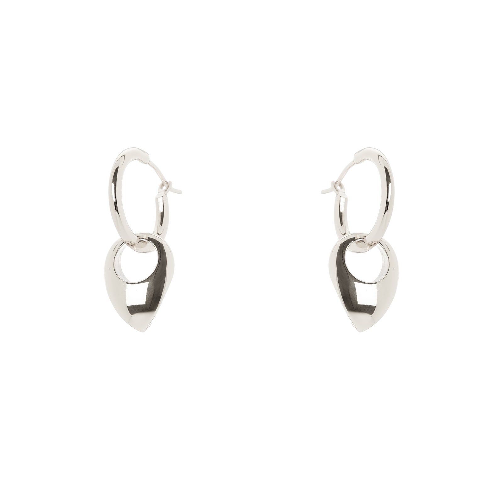 Orecchini cerchio e goccia pendente Deva - Argento - Sodini Bijoux