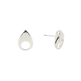 Piccoli orecchini goccia cava Deva - Argento - Sodini Bijoux