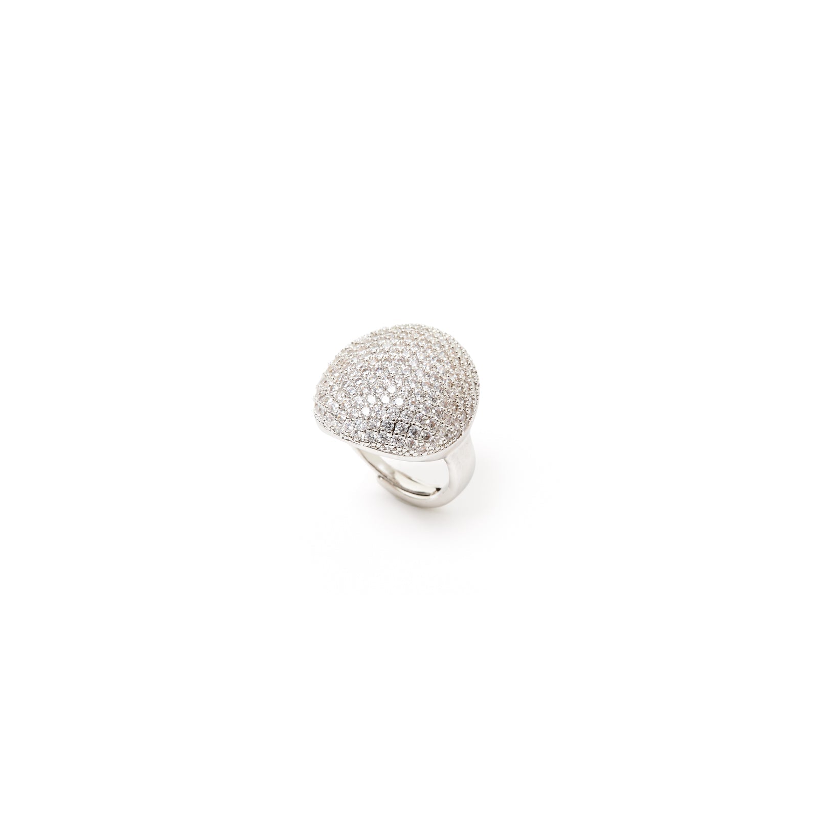 Anello cupola pavè Deva - Argento - Sodini Bijoux