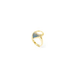 Anello goccia pavè Deva - Oro - Sodini Bijoux