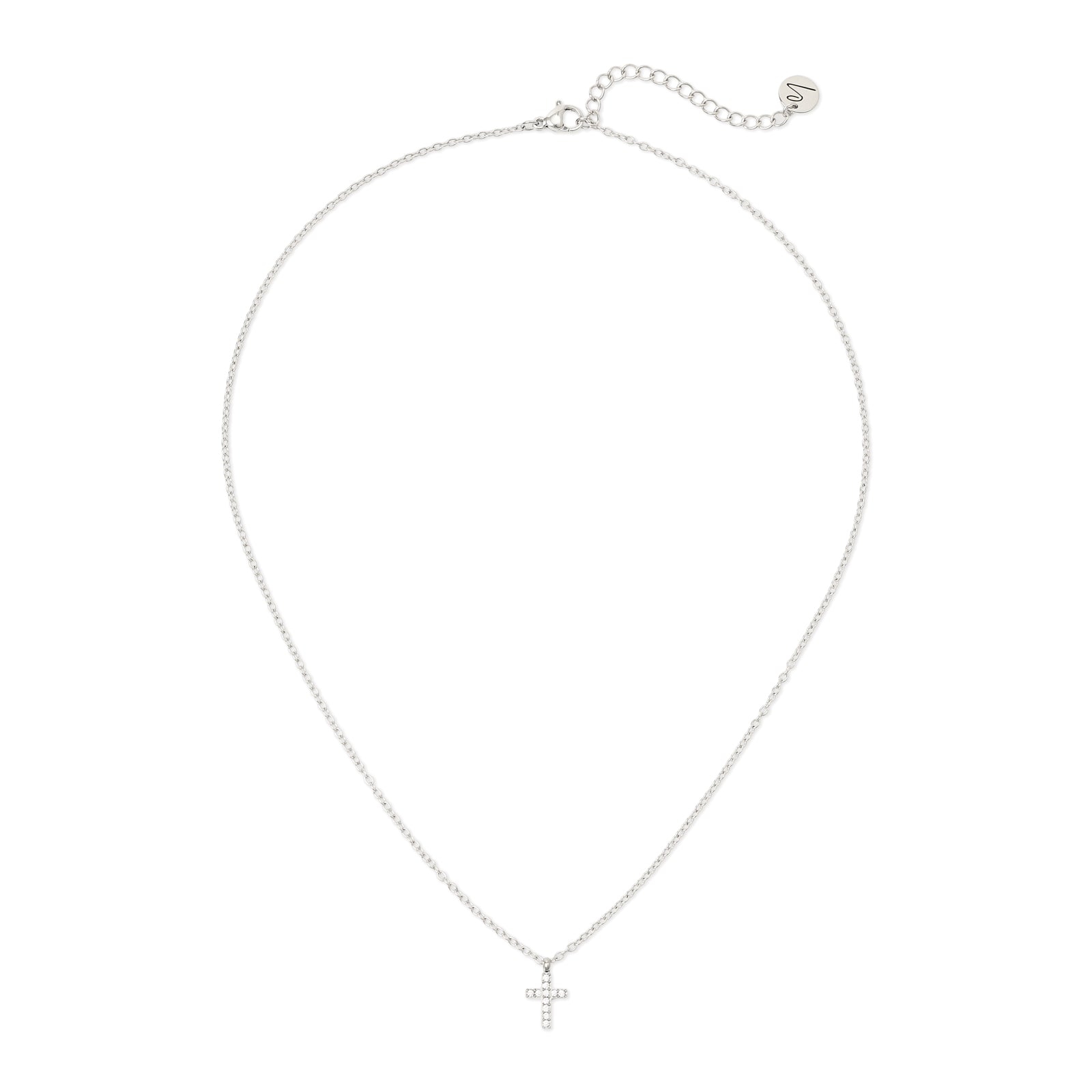 Collana lunga rolò croce Holy - Argento - Sodini Bijoux