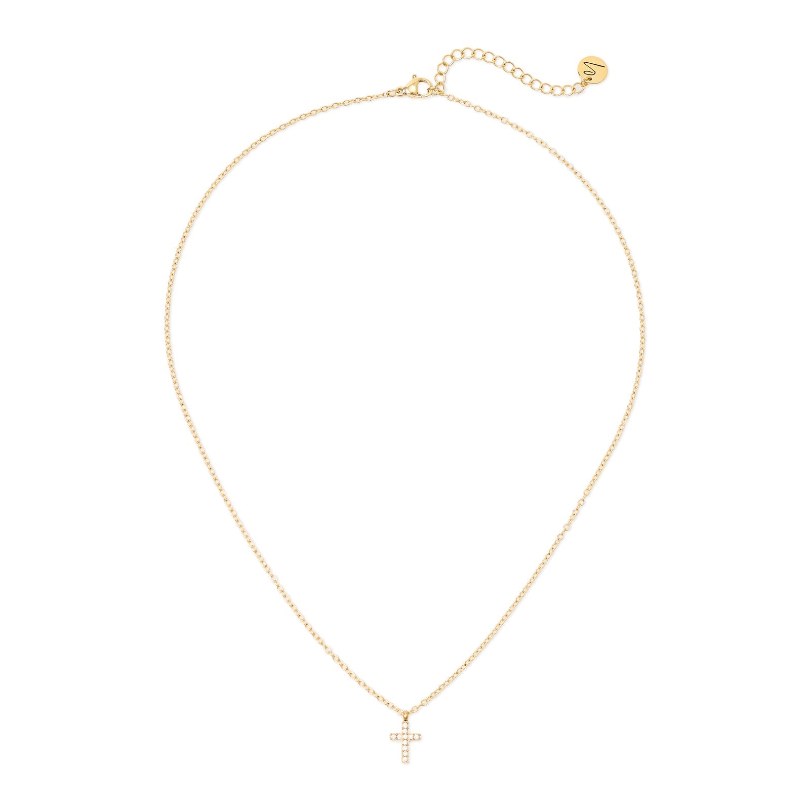Collana lunga rolò croce Holy - Oro - Sodini Bijoux