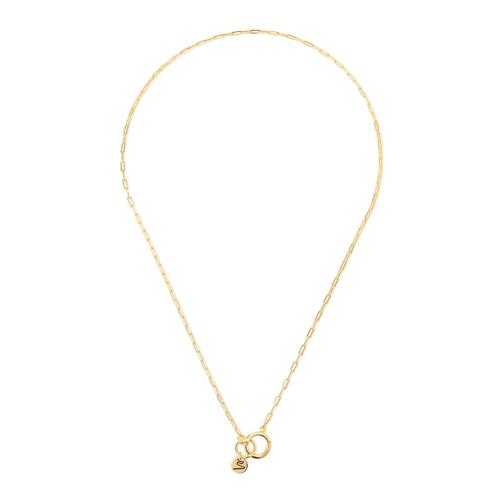 Collana componibile con anello porta charm Momenti mania - Oro - Sodini Bijoux