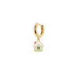 Orecchini con cerchio e casetta Momenti mania - Multicolor - Sodini Bijoux